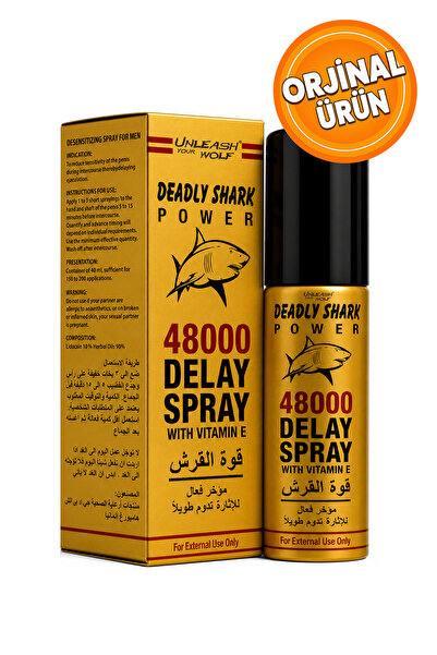 UNLEASH YOUR WOLF 48000 Uzun Deneyim Sprey 40 ml