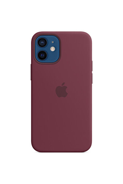 Apple iPhone 12 mini Silicone Case with MagSafe - Plum