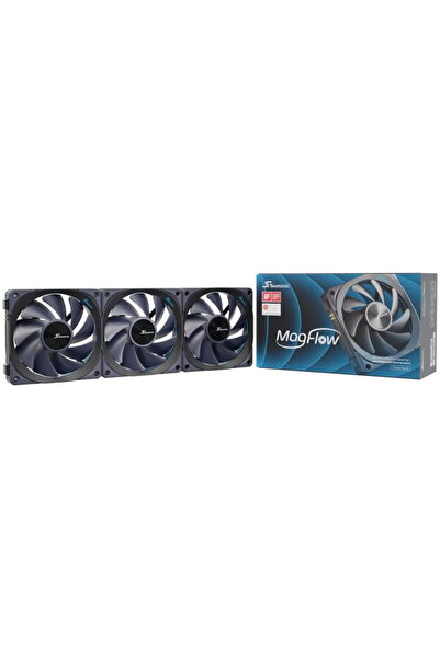 Seasonic 1YFNDF1RT3A10W, 3 ventilatoare de 120 mm, 2000 rpm, Negru
