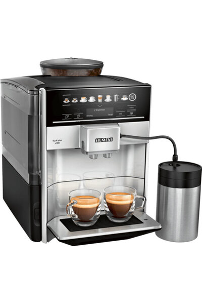 Siemens Espressor Automat Boabe EQ.6 plus s300 TE653M11RW, 1600W, 15 Bar, 1.7...