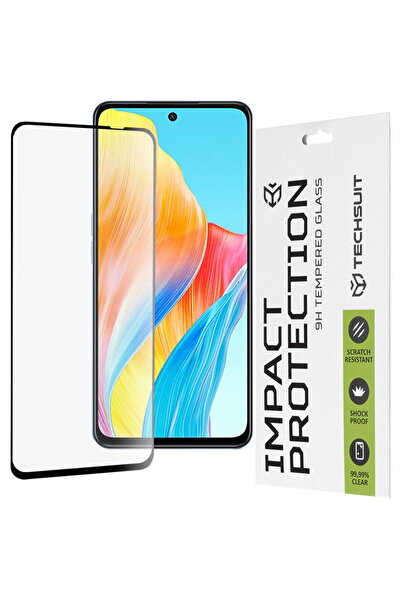 Techsuit Folie pentru Oppo A98 5G - 111D Full Cover / Sticlă cu adeziv integr...