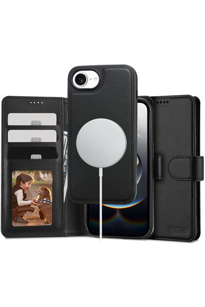 Tech-Protect Portofel MagSafe iPhone 16E Negru Mat