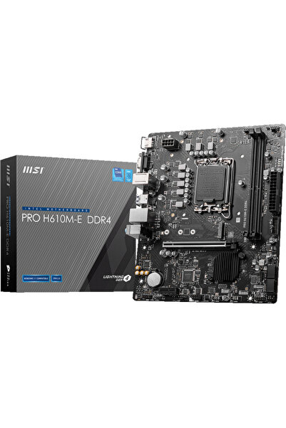 MSI PRO H610M-E DDR4, Intel H610, socket 1700, mATX
