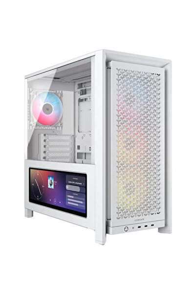 Corsair Cadru 4000D LCD RS ARGB Alb