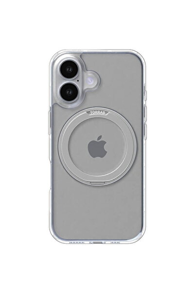 TORRAS Ostand Pro Case for iPhone 16 (Transparent)
