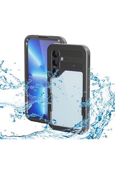 ShellBox Husă pentru Samsung Galaxy S24 - Carcasă impermeabilă IP68 - Negru