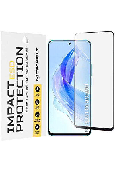 Techsuit Honor 90 Lite Screen Protector - ESD Glass - Black