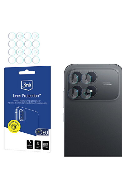 3MK Folie pentru Xiaomi Poco F8 Pro (set 4) - Protecție lentile - Transparentă