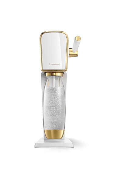 sodastream Aparat de făcut sifon ART alb auriu QC, include sticlă PET de 1L (...