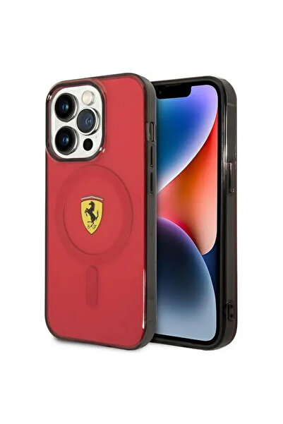 Ferrari FEHMP14LUKR iPhone 14 Pro 6.1 " roșu/roșu carcasă rigidă translucidă ...