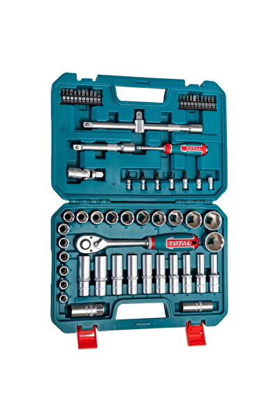 TOTAL - TRUSA DE CHEI TUBULARE 1/2" 62 PIESE