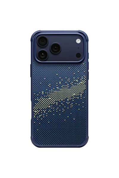 PITAKA Husa pentru iPhone 17 Pro Max, Aramid Pro Guard, MagSafe, Milky Way Ga...