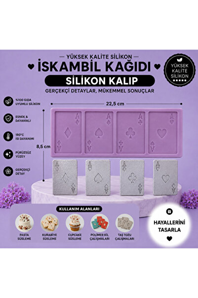 Dr.Paste Silikon Kalıp Iskambil Kağıdı