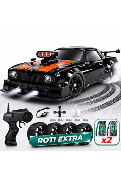 Timebox Mașină de jucărie RC pentru drift, 4WD, de mare viteză, cu telecomand...