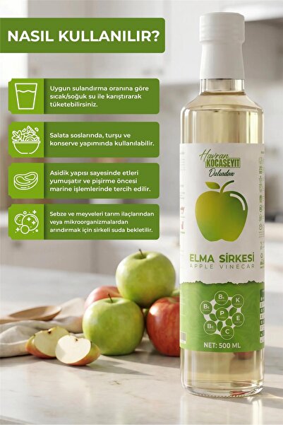 HAVRAN KOCASEYİT Elma Sirkesi 500 Ml