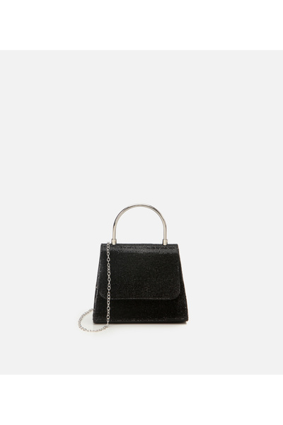 Hotiç Women's Black Stone Mini Bag
