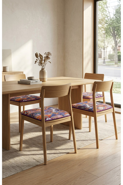GENÇEV HOME COLLECTİONS Set de 4 perne pentru scaun