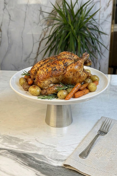 MAY HOME Porselen Gümüş Ayaklı Tabak & Kek Kurabiye Pasta Sunumluğu Servisliğ...