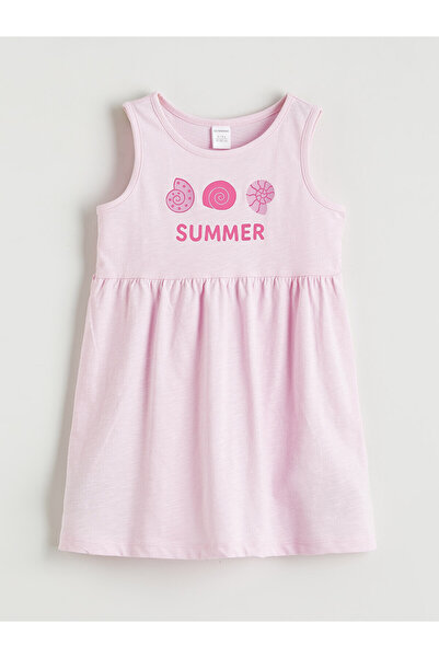LC Waikiki Trendlucky Girl's Dress with Printed Difference