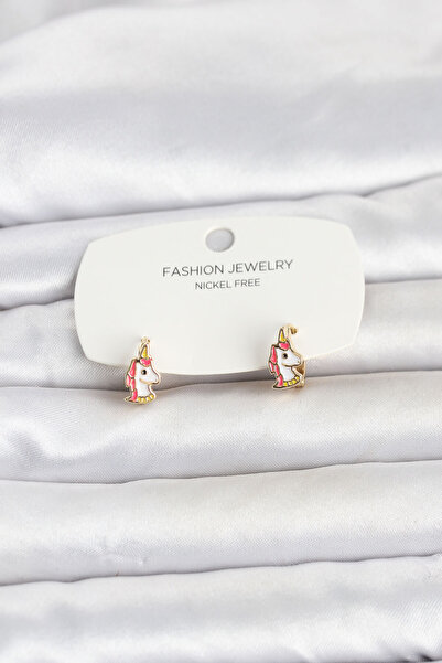 Skygo Brass Gold Color Children's Earrings Tj-Bkp11843