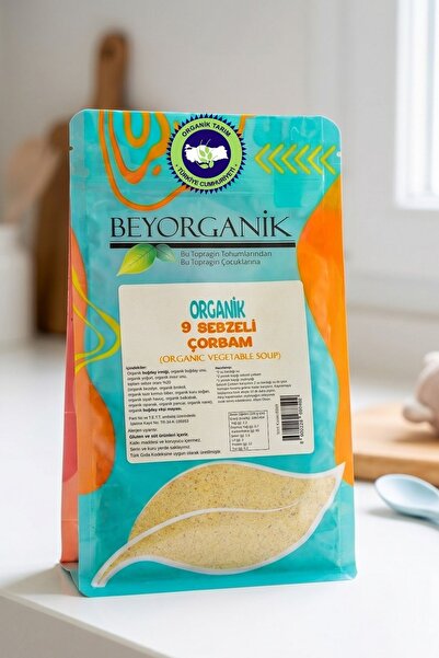 BEYORGANİK Organik Bol Sebzeli Çorbam 160gr (9 SEBZELİ) (PESTİSİT VE AFLATOKS...