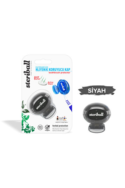Steriball Diş Fırçası Koruma Kabı - Siyah