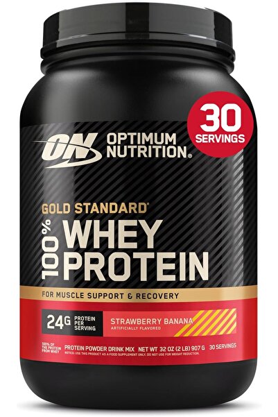 ON Optimum Nutrition مسحوق بروتين مصل اللبن 100% من أوبتيموم نيوتريشن، بنكهة ...