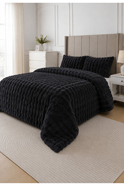 LALHOME Loria Plush Double Bedspread 220X240Cm Honeycomb Pattern Fiber Filled...