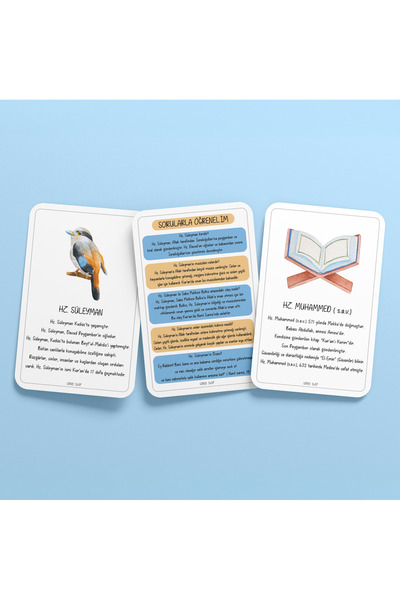 lamel shop Question and Answer Cards |   Passing Prophets in the Koran