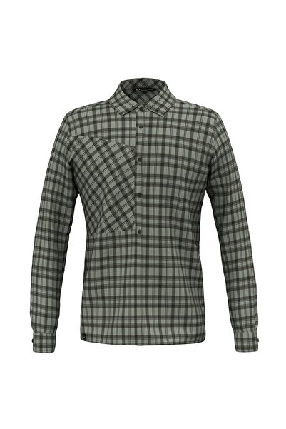Salewa Cămașă de trekking pentru bărbați Fanes Flannel 5 Polarlite-Verde desc...