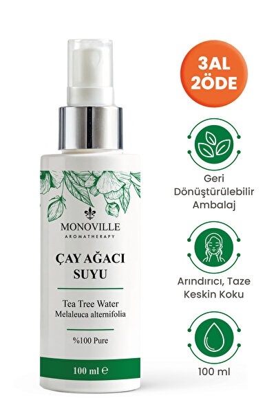 Monoville Çay Ağacı Suyu 100 ml Sprey Başlıklı (Tea Tree Water)