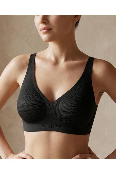 nixci intimates Laser Cut Honeycomb Texture Breathable Non-Marking Wire-Free ...