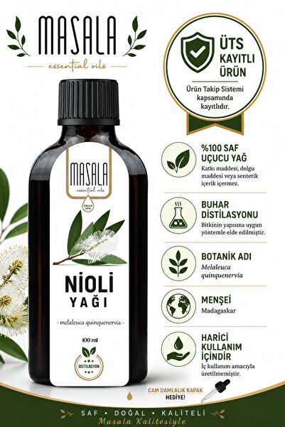 Masala Nioli Oil 100 ml Niaouli Oil 100% Pure Content