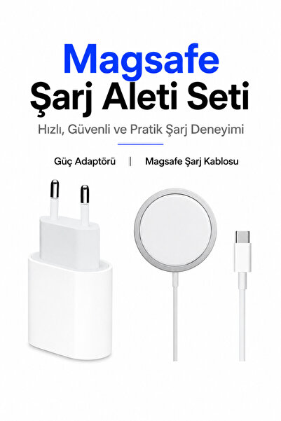 Ebotek Sbz Apple Magsafe Şarj Aleti Seti 20w Adaptör Ile Iphone 11 12 13 14 1...