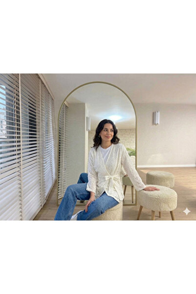 lillia kids Pens Detaylı Tesettür Dantel Kimono