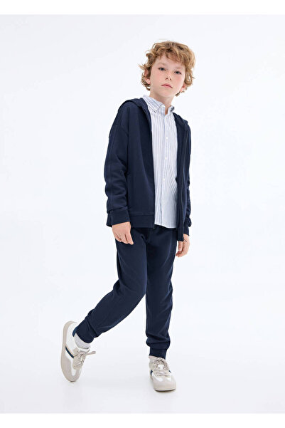 MANGO Kids Hanorac cu glugă cu fermoar