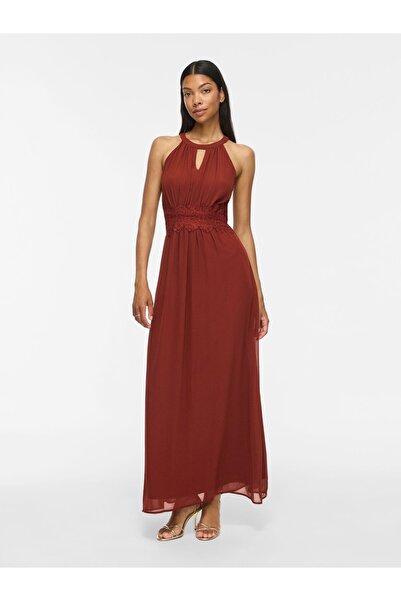 VILA Maxikleid VIMILINA Neckholder