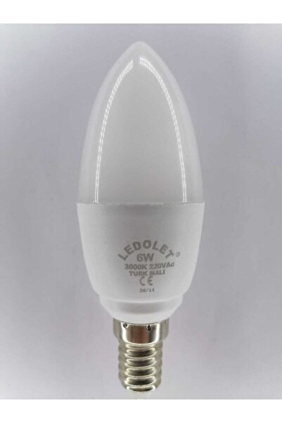 LEDOLET 6w Mum Led Ampul E14 Günışığı