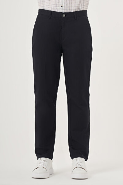 Morven Pantaloni de iarnă pentru bărbați, albastru bleumarin, Chino Dynamic Fit