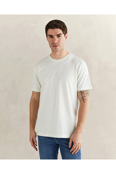 Gant Erkek Beyaz Kısa Kollu T-Shirt