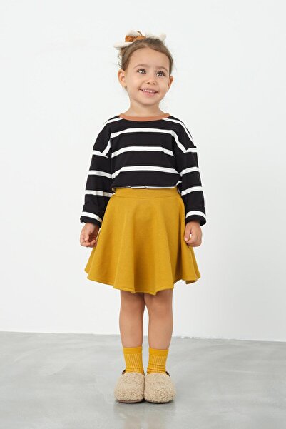 Mioma Kids Mustard Flared Skirt