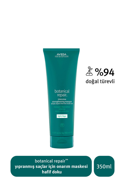 Aveda Botanical Repair Yıpranmış Saçlar için Onarım Maskesi: Hafif Doku 350ml...