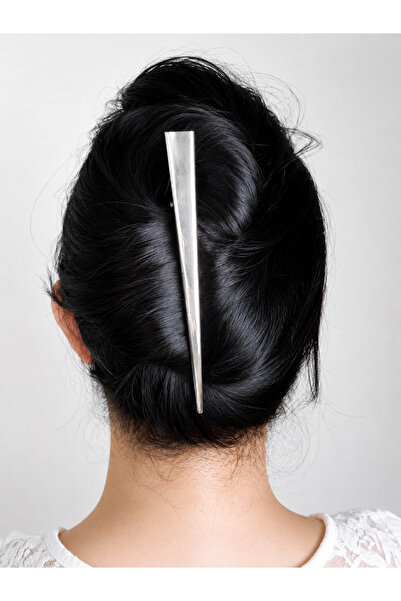 JUST WOMAN Women's Hair Clip Clamp Retro Bun Clip 2 Pieces