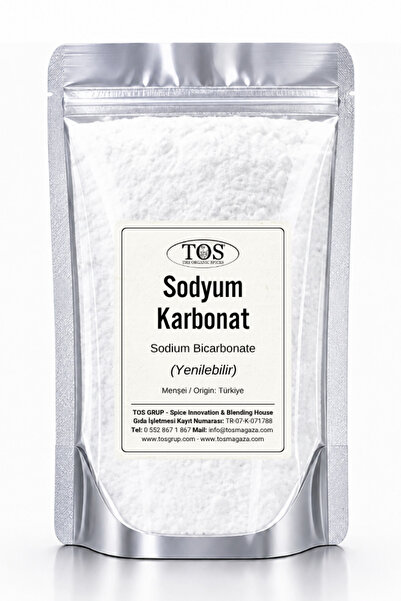 TOS The Organic Spices Karbonat ( Yenilebilir ) 250 gr (1. KALİTE) Baking Soda