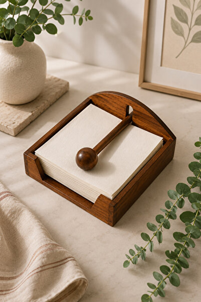 KaiHome Napkin Holder Acacia - Storage Box