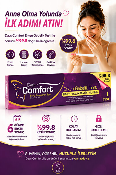 Day's Comfort Erken Gebelik Testi - %99 Kesin Sonuç