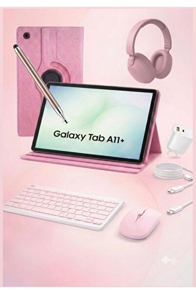 Samsung Galaxy Tab A11 Plus 6gb 128gb 11 İNÇ KILIF+KALEM HEDİYE+BAŞLIK+KLAVYE...