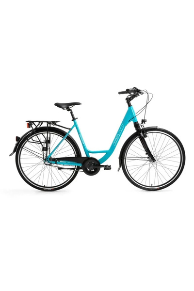 Bisan RAMONA KADIN ŞEHİR BİSİKLETİ 53CM V 28 JANT 3 VİTES TURKUAZ PEMBE