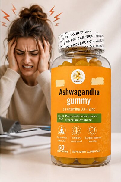 D4ALFA Ζελεδάκια Ashwagandha+ με βιταμίνη D και ψευδάργυρο