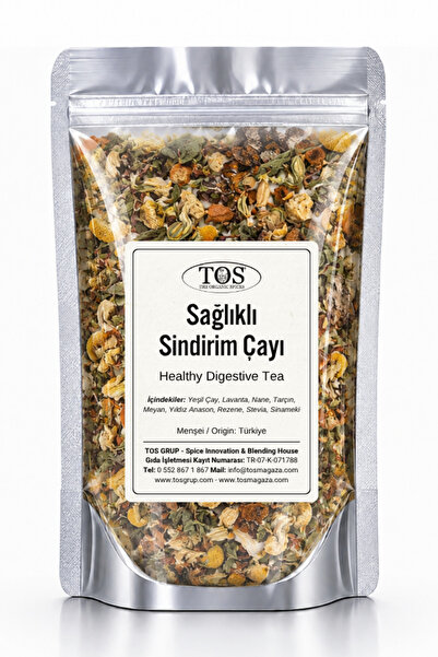 TOS The Organic Spices Healthy Digestion Tea - 100 Gr, 1St Quality (Healthy D...